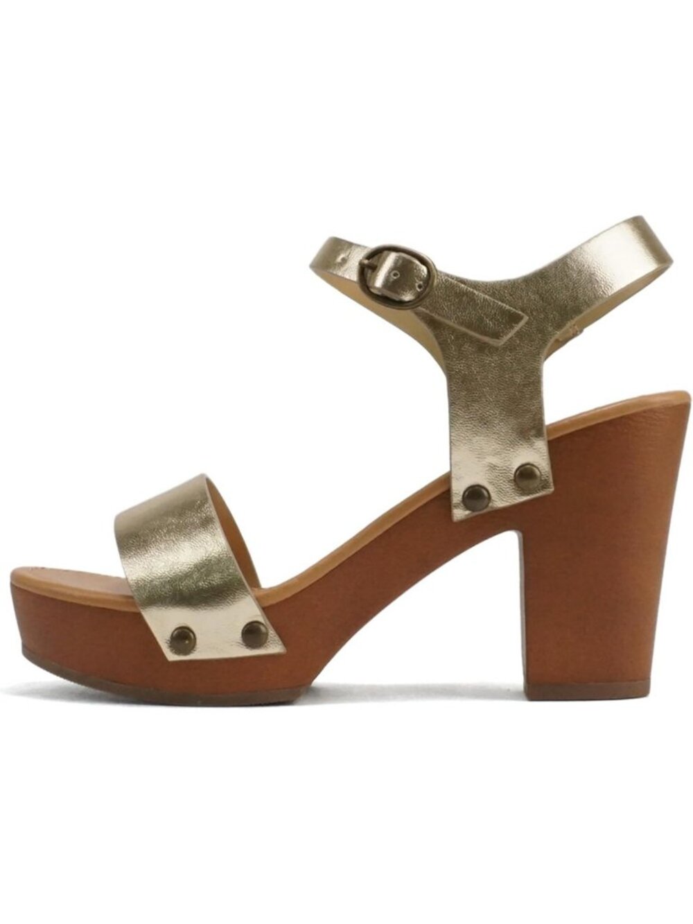 Bold Buckles Studded Wedge Sandals for Women - Trendy Summer Footwear